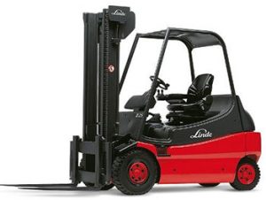 Red Electric forklift trucks