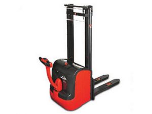 Red Electric Stacker